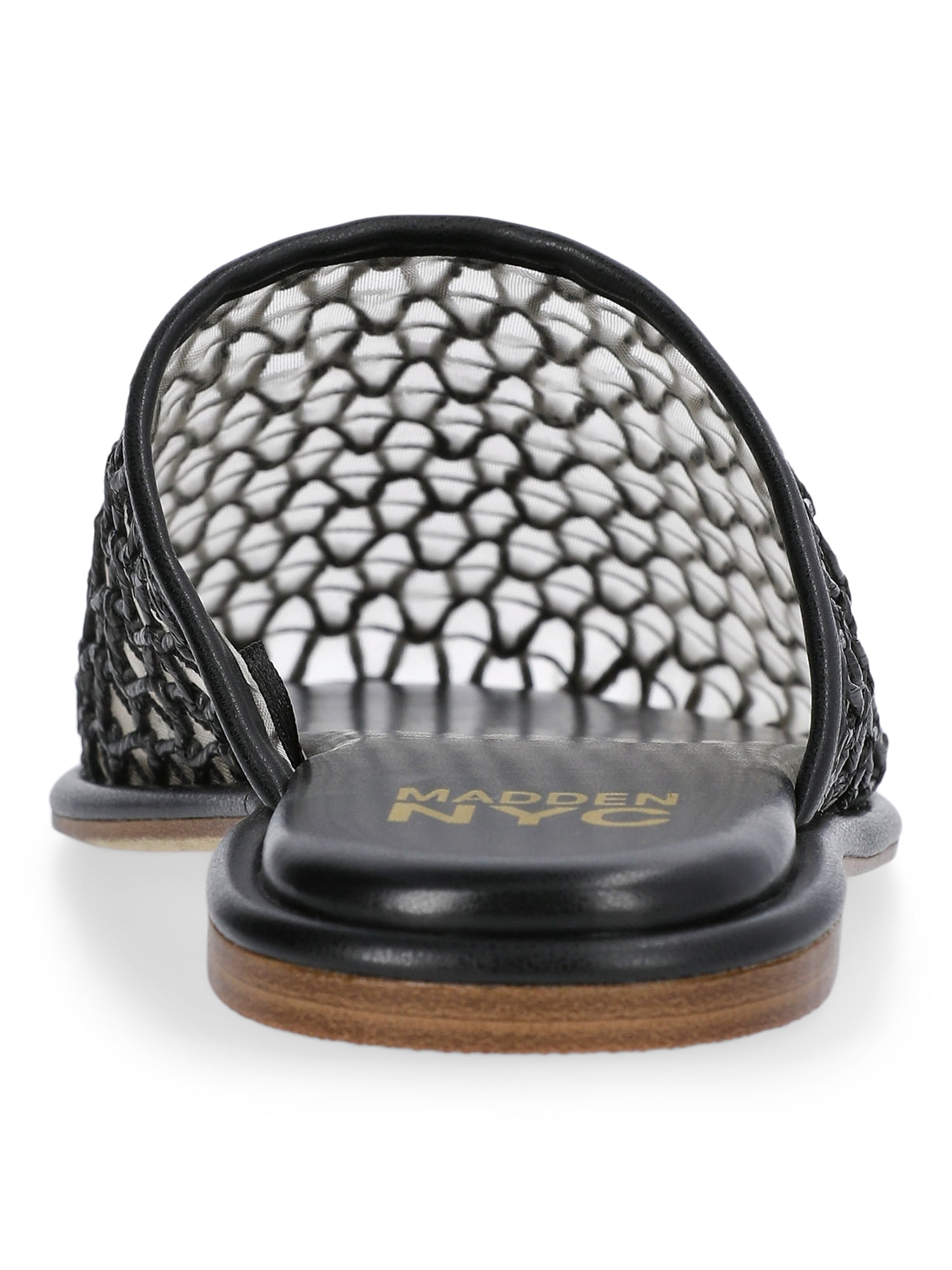 Madden NYC Women's Woven Mesh Mule Flats