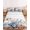gray, variant on King Size Fitted Sheet Set - Blue Coastal Fall 3 Piece Bedding Sets 16" Deep Pocket Fitted Sheet with 2 Pillowcases, Thanksgiving Pumpkins Starfish Botanical Brushed Microfiber Hotel Bed Sheets