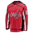 thumbnail image 2 of Men's Fanatics Pierre-Luc Dubois Red Washington Capitals Home Premier Breakaway Player Jersey, 2 of 3
