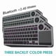 thumbnail image 5 of Bluetooth Wireless Keyboard with Touchpad 7-Colors Backlit 2.4G Rechargeable Trackpad Keyboard for Smart TV, 5 of 5