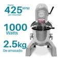 thumbnail image 4 of Batidora Industrial Onof HR-B10 Capacidad de 10 Litros Onof 110v 10l Plateado, 4 of 6