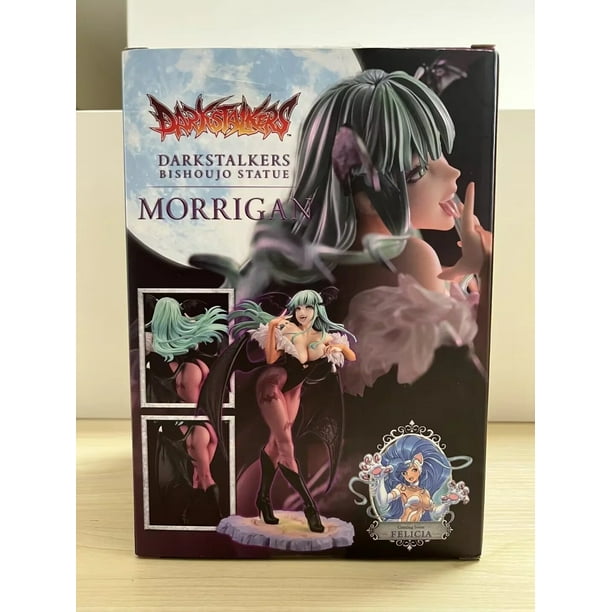 Figura de acción de Anime, juguete de colección de Anime de Morrigan, Aensland Felicia, Darkstalkers, Bishoujo, regalo de Halloween, 23CM Fivean unisex