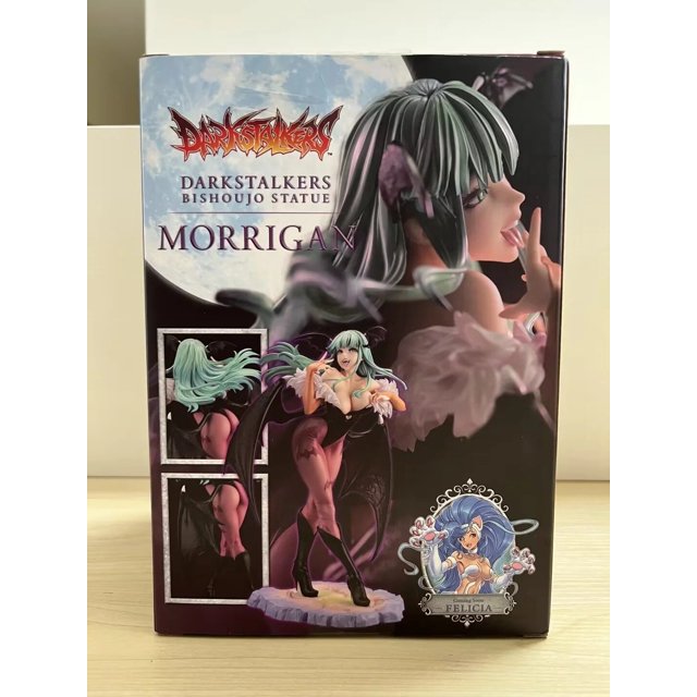 Figura de acción de Anime, juguete de colección de Anime de Morrigan, Aensland Felicia, Darkstalkers, Bishoujo, regalo de Halloween, 23CM Fivean unisex