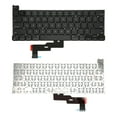 thumbnail image 1 of Laptop Replacement Keyboard, Compact Size 5 Million Keystroke Black Style ABS Aluminum Alloy A2338 Keyboard  for Office, 1 of 8