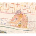 thumbnail image 2 of Pierre Bonnard 14x12 Gold Ornate Wood Frame and Double Matted Museum Art Print Titled - Woman in Bathtub (1941 - 1942), 2 of 4