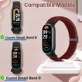thumbnail image 4 of KBYKO Braided Elastic Bands Compatible with Xiaomi Smart Band 10/9/8, Soft Nylon Strap Adjustable Replacement Wristband for Women Men, 4 of 7