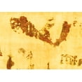 thumbnail image 1 of Ahgly Company Machine Washable Indoor Rectangle Abstract Yellow Modern Area Rugs, 7' x 10', 1 of 4
