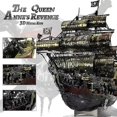 thumbnail image 3 of Queen Anne's Revenge Pirate Ship Model Kit, 3d Water Ship Model Making Kit, Diy Craft Kit High 3d Jigsaw Puzzle For The Whole Family!, 3 of 5