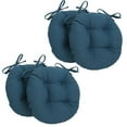 thumbnail image 1 of Coussins de Chaise Ronds en Sergé Uni 16 Pouces (Ensemble de 4), 1 of 4