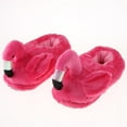 thumbnail image 3 of QccHieUs Soft Cotton Slippers Indoor Shoes Flamingo Soft Shape - Rose, Full Slippers Rose 1, 3 of 9