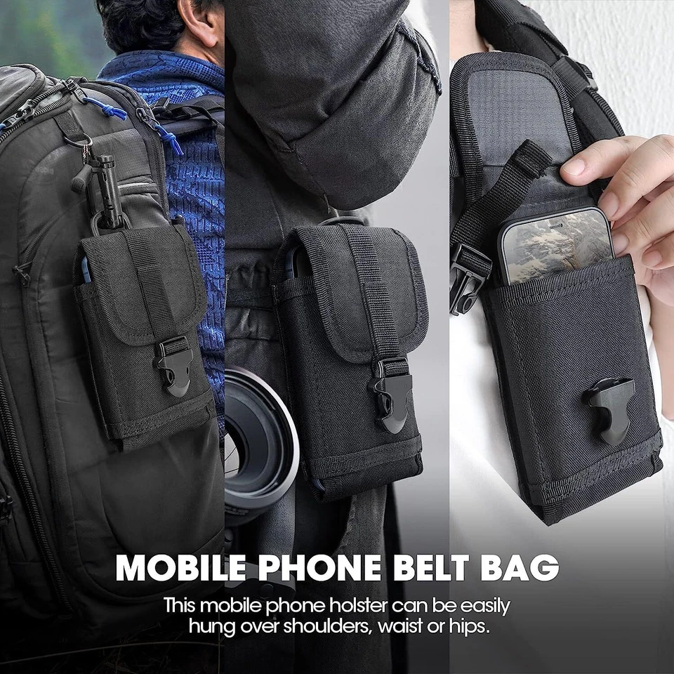 Outdoor Military Molle Pouch Belt Waist Bag Cell Phone Holder Mobile Phone Case