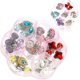 thumbnail image 1 of 7 Pairs Clip On Earrings Girls, No Pierced Design Earrings Dress Up Pretend Princess Play Jewelry Accessories For Kids Girls------Product code 79740, 1 of 5