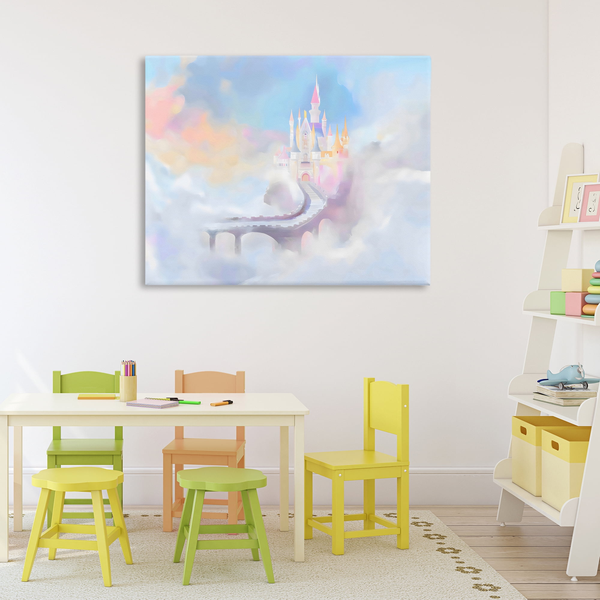 Stupell Industries Enchanted Bridge To Castle Canvas Wall Art, design by Arlington Prints