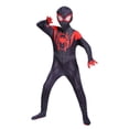 thumbnail image 2 of Conjunto de cosplay negro y rojo ajustado para niño, disfraz de actuación de Halloween, 2 of 5
