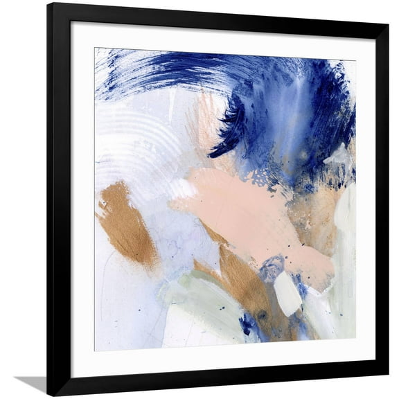 Art.com Lanikai II Art Print by Victoria Borges, Black Frame Wall Art, 38" x 38"