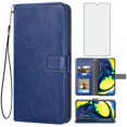 thumbnail image 1 of Mobile Phone Cover for Samsung A80-A90, Cover Premium Pu Leather Tpu Flip Cover Magnetic Closure Card Compartment Stand Function Wallet with Lanyard Protective Cover, 1 of 7