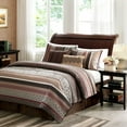 thumbnail image 1 of Madison Park Princeton 5 Piece Quilted Coverlet Set, Full/Queen, Red, 1 of 4