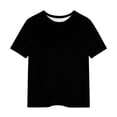 thumbnail image 4 of Fancifize Girls Boys Casual Short Sleeve Shirts Crew Neck Athletic Quick Dry Tops Kids Summer Comfy Active Clothes 3-12 Years, 4 of 4