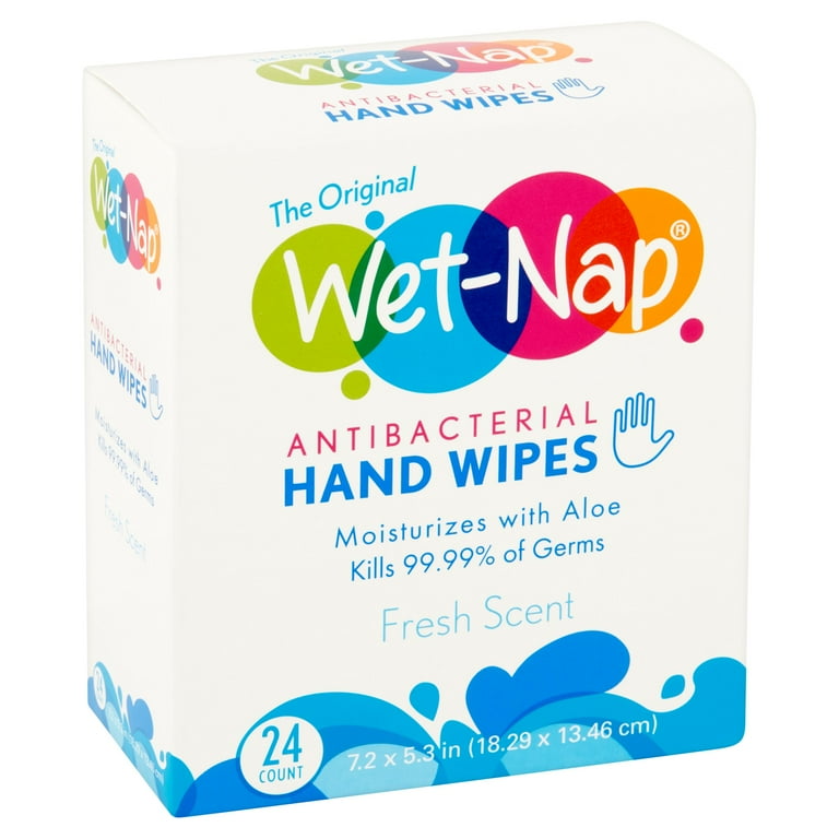 Wet Nap The Original Antibacterial Hand Wipes Fresh Scent 24 CT24.0 CT