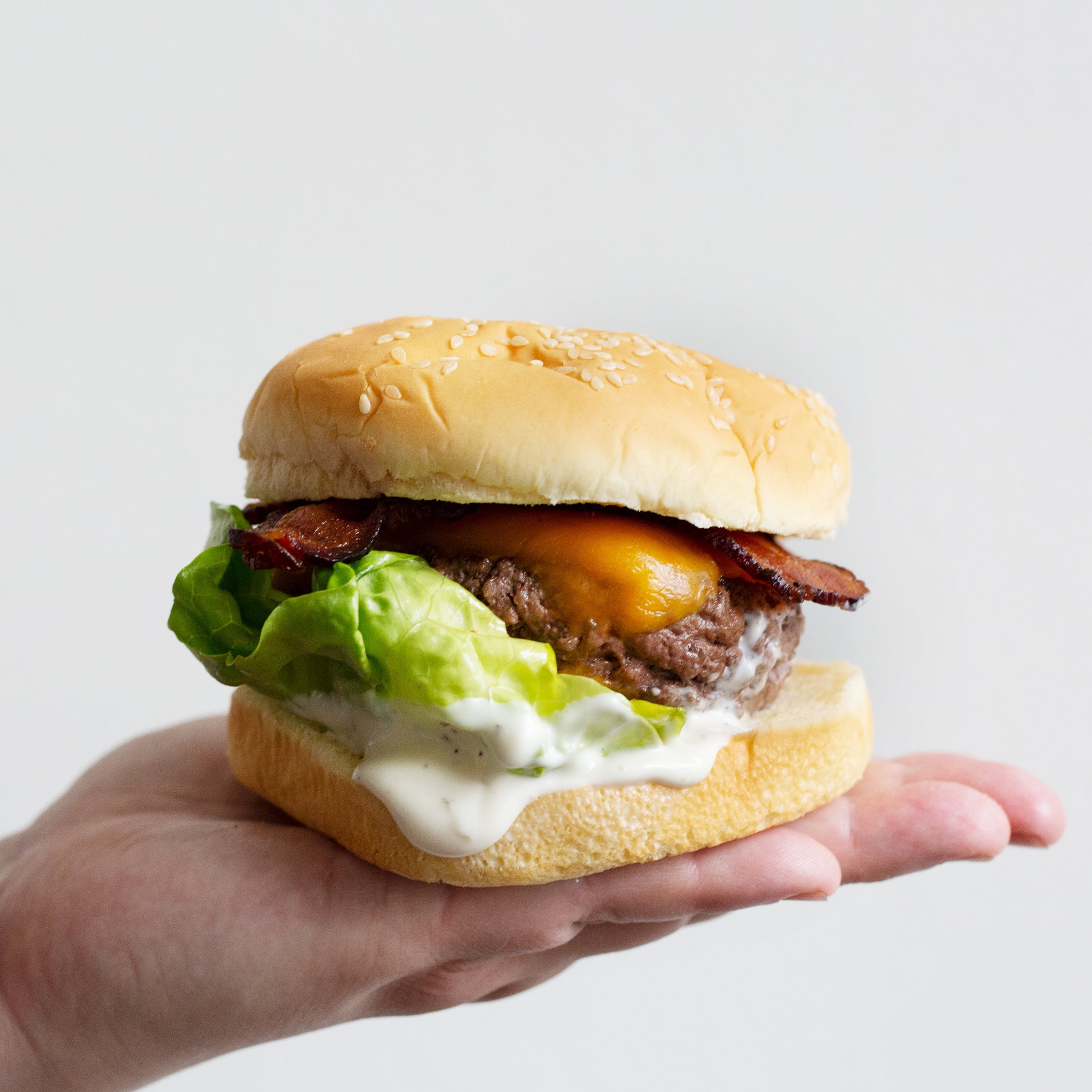 Franz BBQ Sesame Hamburger Bun 8's 21oz