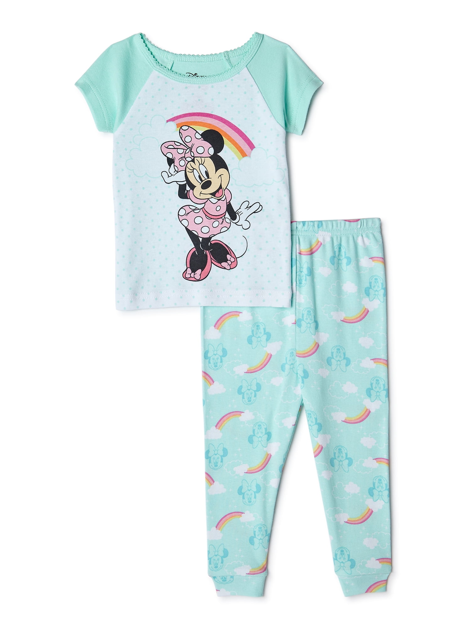 Baby Pyjamas Personnalisé Tout Nom Âge conception 1,2,3,4,5,6,7or votre propre Minnie 