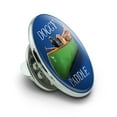 thumbnail image 2 of Doggy Dog Paddle Canoe Dogs Metal 0.75" Lapel Hat Pin Tie Tack Pinback, 2 of 5