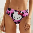 thumbnail image 3 of Hello Kitty Women's Underwear Low Rise Full Coverage Briefs Breathable Underpants Ladies Regular Plus Size Panties, 3 of 6
