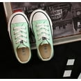 thumbnail image 3 of Boys and Girl Low Top Canvas Kids Lace up Sneakers, 3 of 8