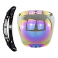 thumbnail image 3 of Visera de burbuja de motocicleta shamjiam Parabrisas universal Color del arco iris, 3 of 6