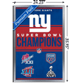 thumbnail image 3 of NFL New York Giants - Champions 23 Wall Poster, 22.375" x 34" Framed, 3 of 5