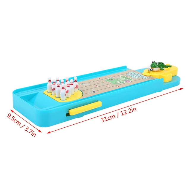 Cergrey Mini Ensemble de Jeu de Quilles, Jouet de Jeu de Quilles Mini, Jeu de Table de Jeu de Quilles Mini Divertissement Bureau Jouets Interactifs Parent-Enfant