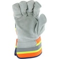 thumbnail image 4 of Westchester Hi-Viz Split Cowhide Leather Palm Gloves XL, 12 Paris, 4 of 6