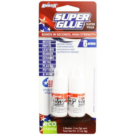 Kwikfix 2x3 Gram Bottles Super Glue