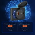 thumbnail image 6 of 12V/24V USB Outlet with Cover, PD3.0 18W Type C & QC3.0 18W USB Port Panel Car USB Socket Chargers Adapters, 6 of 8