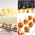thumbnail image 6 of ACDANC 1000 Count Bamboo Toothpicks Barbecue,Fruits and Teeth Cleaning - Round Double-Pointed Wooden Toothpicks,For Appetizers,Olives, 6 of 6