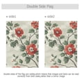 thumbnail image 4 of Yayeee Garden Flag 12" x 18" Double Sided Outdoor Yard Lawn Holiday Decorations, Red Floral Pattern, 4 of 6