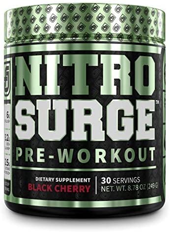 Nitrosurge Pre Workout Powder Endless Energy Instant Strength Gains Clear Focus Intense Pumps 30 Servings Cherry Limeade Walmart Com