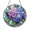 Acrylic 3.5 Inch, variant on Fresh Lilac Blossom Stained Glass Window Art Hanging, Cheerful Botanical Accent for Home Decor