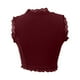 thumbnail image 4 of Camiseta sin mangas ajustada con botones en la espalda y ribete de encaje para mujer, elegante y casual., 4 of 5