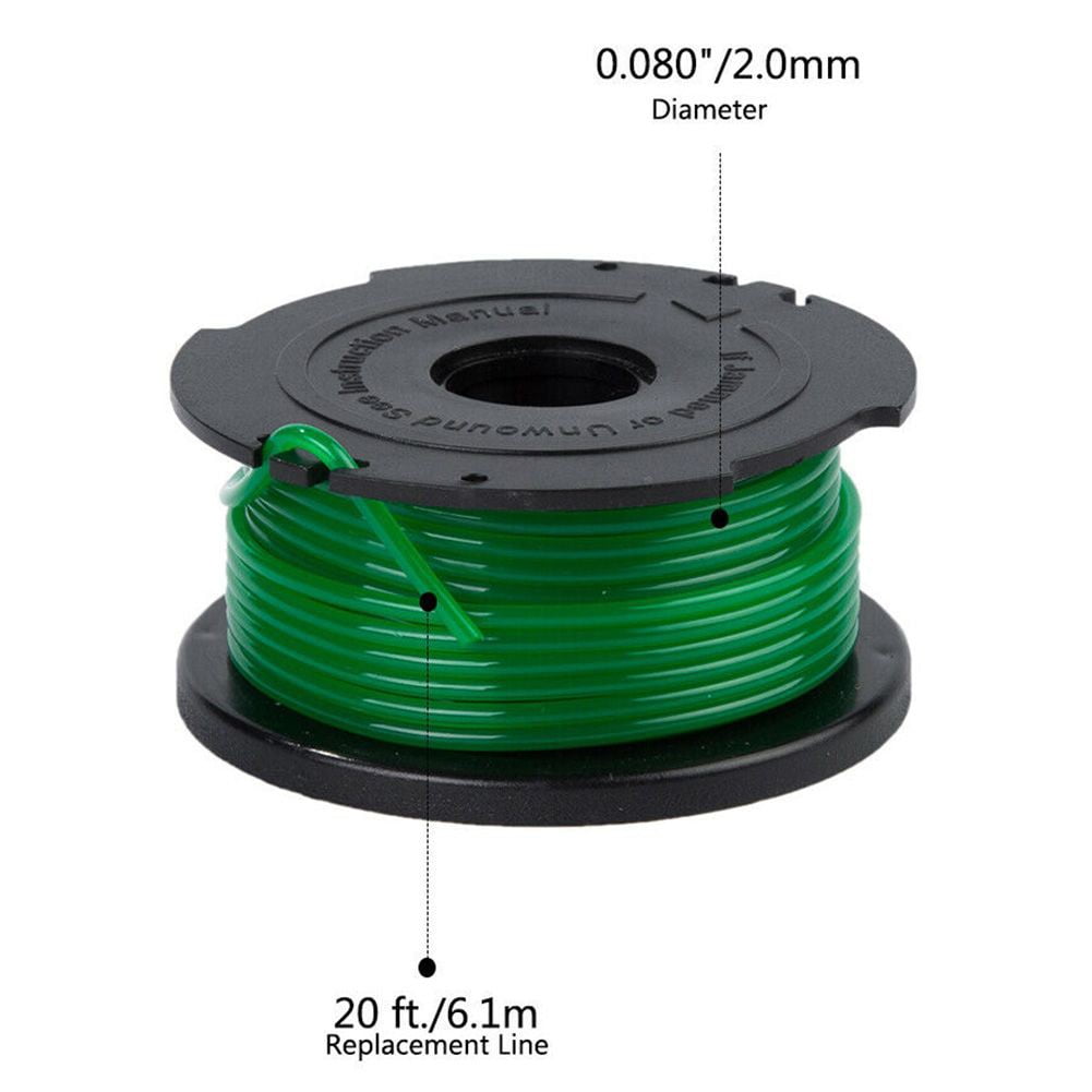 QIFEI 1Pc SF080 String Trimmer Spool Line Replacement For Black