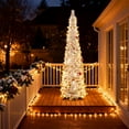 thumbnail image 2 of 5FT PVC Christmas Tree Ornaments Silver Tops Green Christmas Socks Living Room Courtyard Christmas Party Scene Decoration, 2 of 11