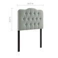thumbnail image 5 of Modway Annabel Twin Upholstered Headboard, Multiple Colors, 5 of 7