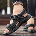 thumbnail image 7 of CHICVOMEY Hiking Sandals for Men - Outdoor Sport Sandals with Massage Beads Insole & Adjustable Straps - Non-Slip Lightweight Water Sandals for Summer Beach, 7 of 7