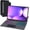 black, variant on Rainbow Backlit Keyboard Case Light Pink for iPad Pro 13" M5/M4
