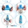 thumbnail image 3 of Funda elástica LeakLocks® Toiletry Skins™ para contenedor de viaje a prueba de fugas en el equipaje. Para artículos de tocador de tamaño estándar y de viaje. Accesorio Reutilizable para Bolsa de Viaje, 3 of 5
