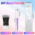 thumbnail image 2 of Qianfeng 50 Pcs DIY Beadable Pens, 50 Pcs 1.0mm Black Ink Refills, Pen Bags, Office Supplies, 2 of 7