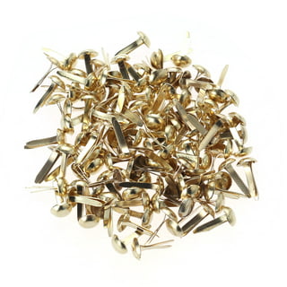 500 Pieces Mini Brads Brass Fasteners for Kids Craft, Brass Brads for  Scrapbooking Supplies Paper Crafts(Colors,0.2 x 0.6 Inch) 