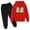Red, variant on Odeerbi Teen Boys Girls Winter Outfits Dinosaur Sweatsuits Children Fashion Casual Tracksuit Long Sleeve Dinosaur Print Hoodies Sweatpants Set Black