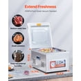thumbnail image 2 of VEVOR Chamber Vacuum Sealer, 260W Sealing Power, Vacuum Packing Machine for Wet Foods, Meats, Marinades and More, Compact Size with 10.2" Sealing Length, Applied in Home Kitchen and Commercial Use, 2 of 9