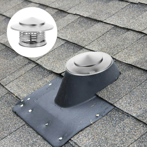 HOMEMAXS Stainless Steel Chimney Cap for Rooftop and Stove Flue Protection Most Chimneys